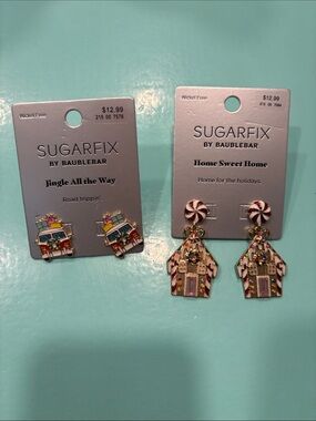 Sugarfix by Bauble Bar Holiday Earring Bundle